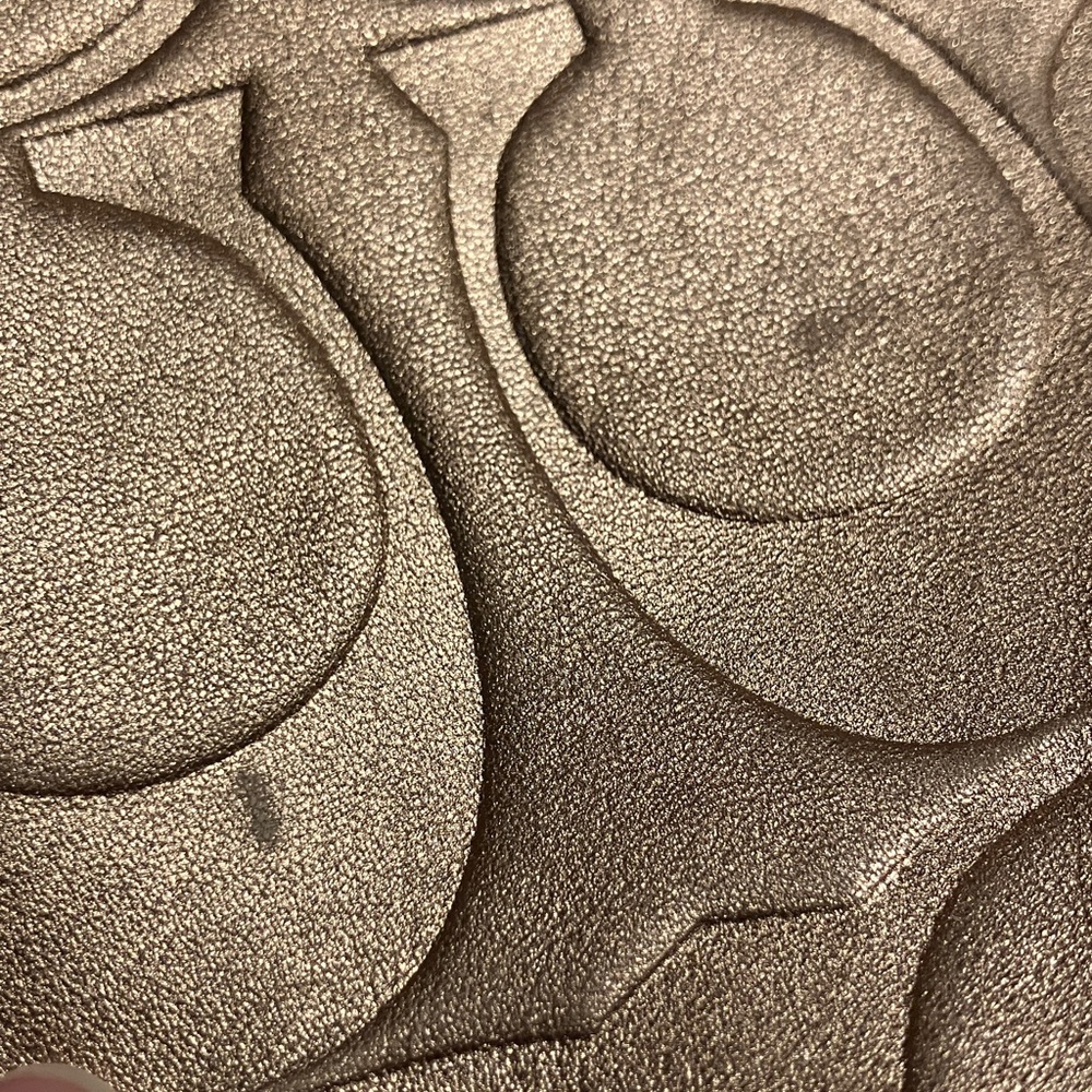 Coach Metallic Gold Signature Tote - Picture 10 of 12